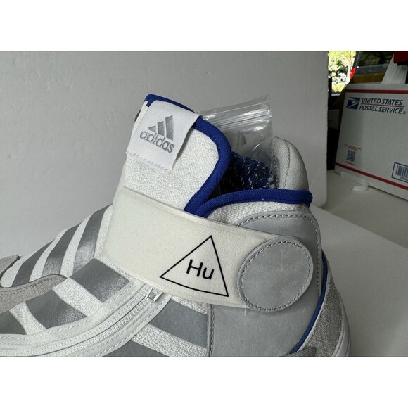 Adidas Crazy BYW HU PW 0 To 60 ,11.5MensBasketball Shoe White Sneaker Trainer. - Picture 7 of 15